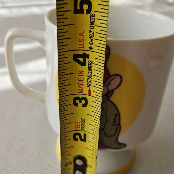 Vintage Walt Disney Productions Japan Dopey Footed Cup - Picture 8 of 9